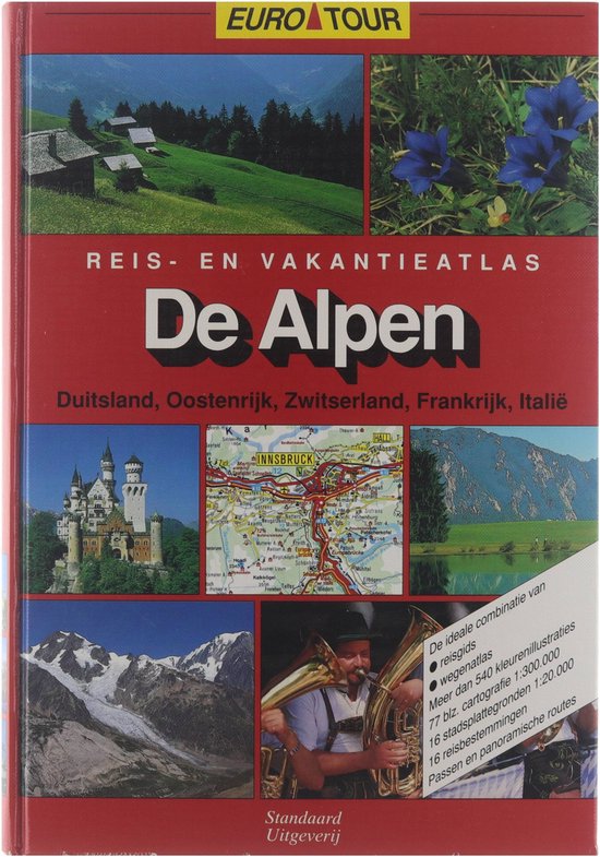 Reis- en vakantieatlas de Alpen