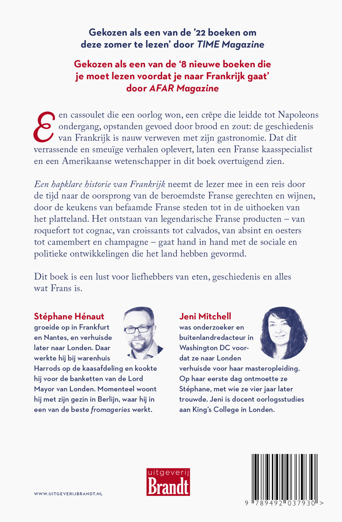 Een hapklare historie van Frankrijk achterkant