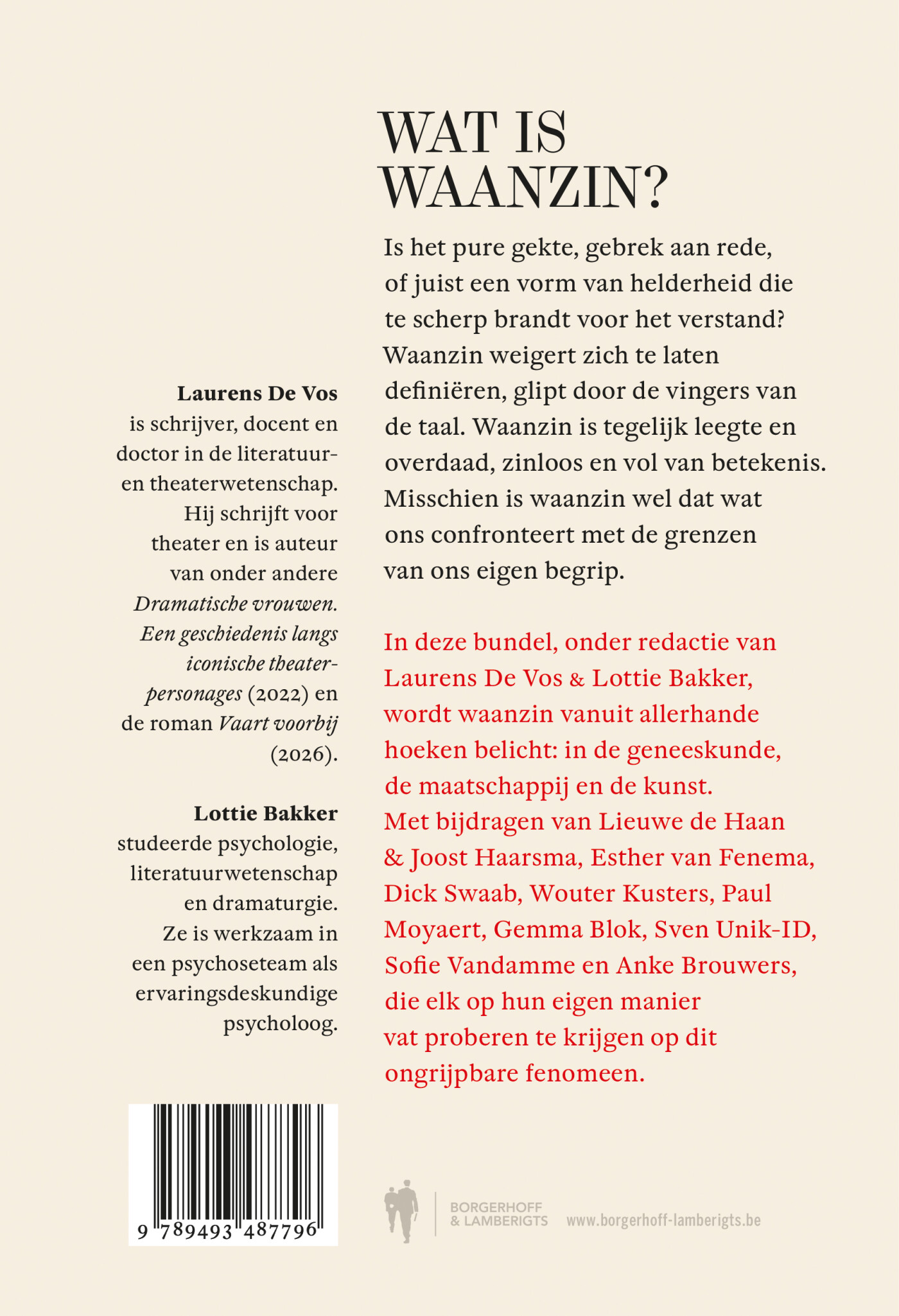 Waanzin achterkant