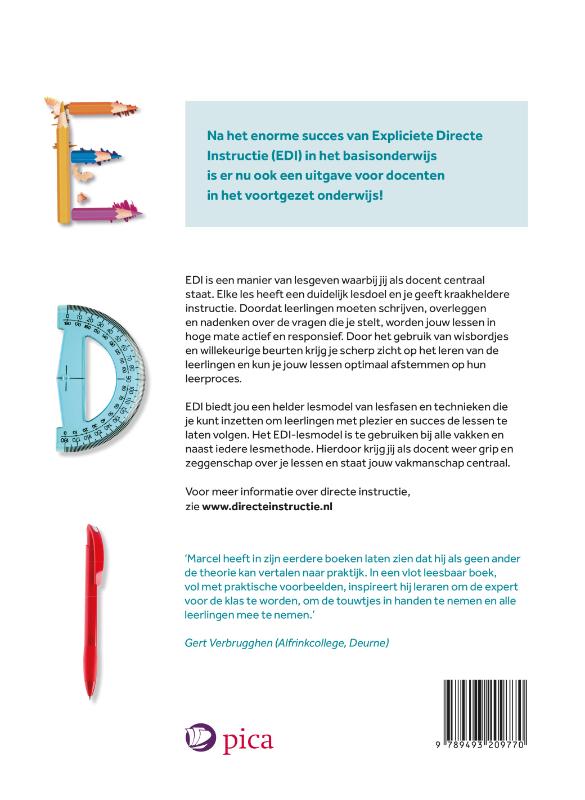 Expliciete Directe Instructie in het vo achterkant