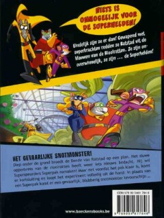 Het gevaarlijke snotmonster! / Geronimo Stilton-reeks achterkant