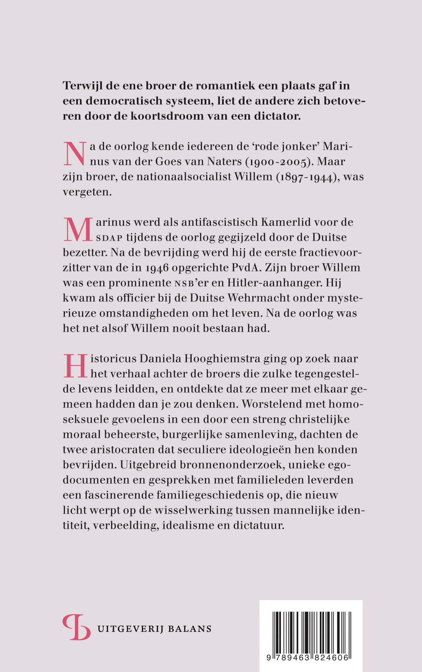 De rode en de zwarte jonker achterkant