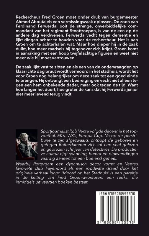 Moord op het stadhuis / Rob Vente achterkant
