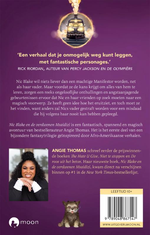 Nic Blake en de verdwenen Msaidizi achterkant