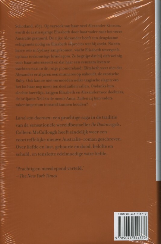 Land van doornen achterkant