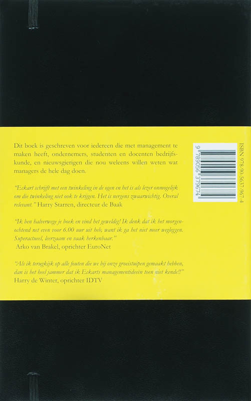 Eckart's notes Eckart's notes achterkant