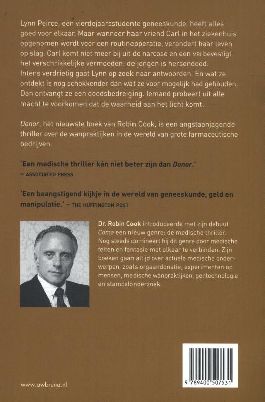 Donor Donor achterkant