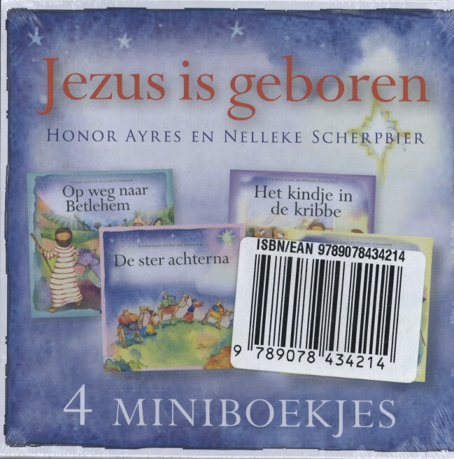 Jezus is geboren achterkant