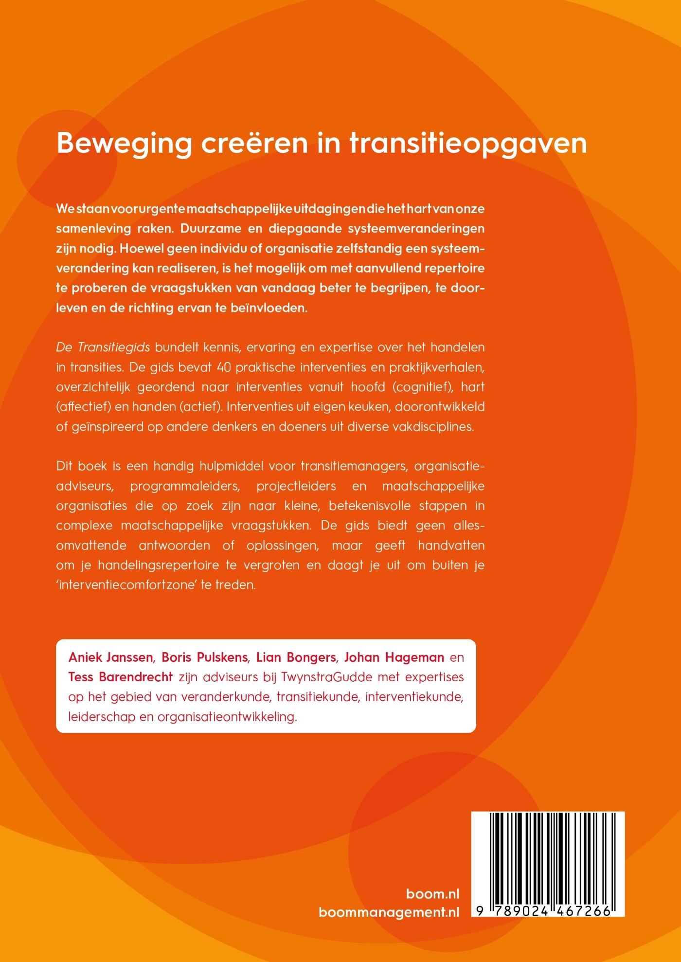 De transitiegids achterkant