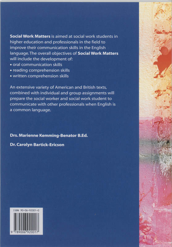 Social work matters Social work matters achterkant