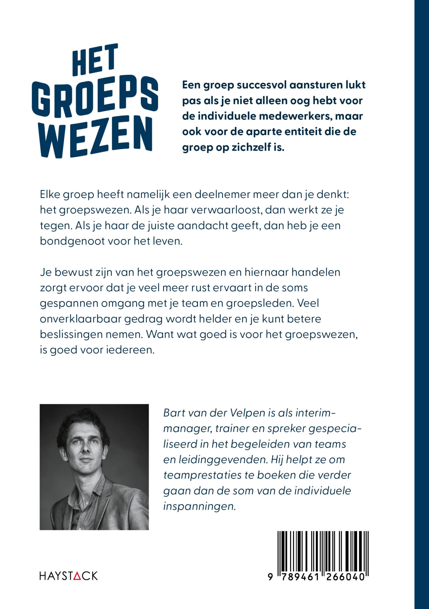 Het groepswezen achterkant