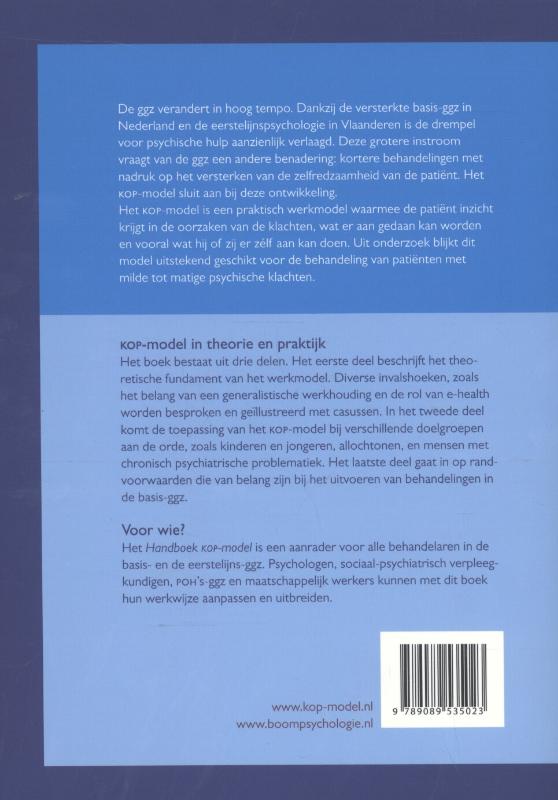 Handboek KOP-model achterkant