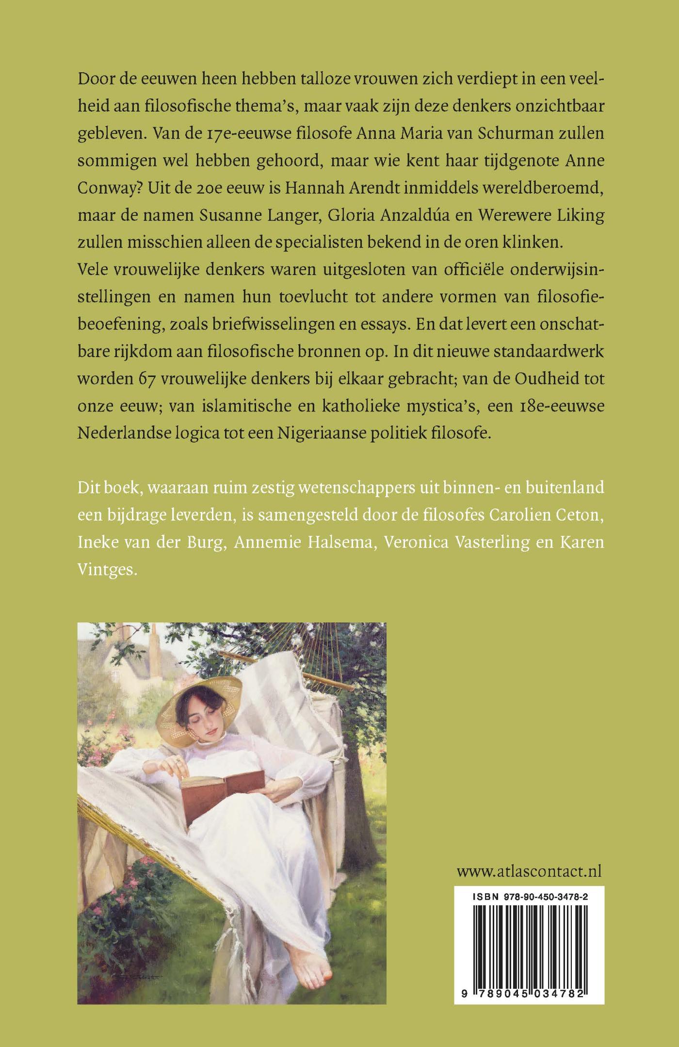 Vrouwelijke filosofen achterkant