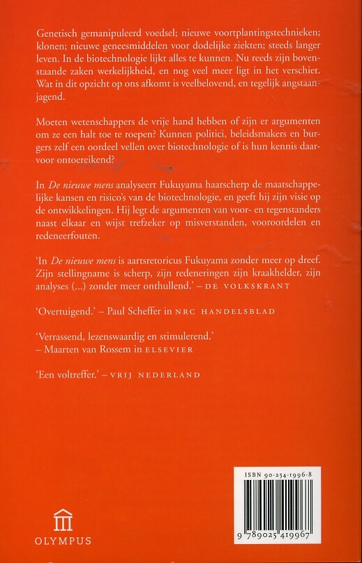 De nieuwe mens achterkant