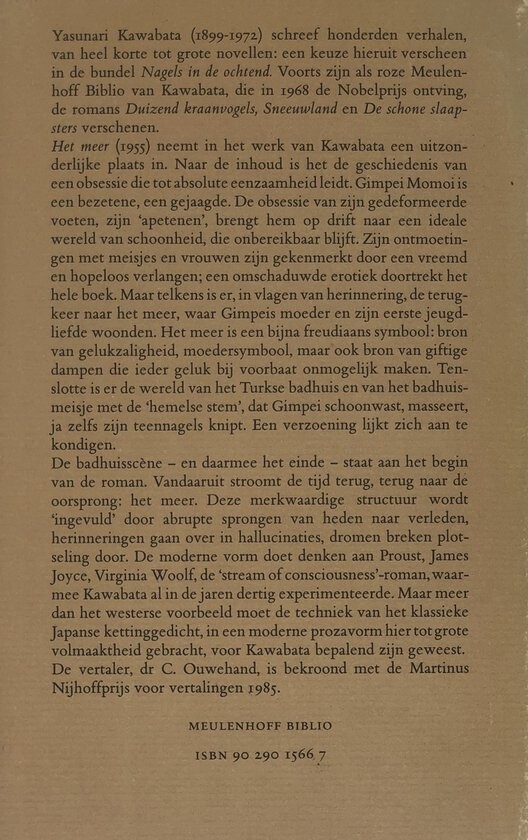 Het meer achterkant