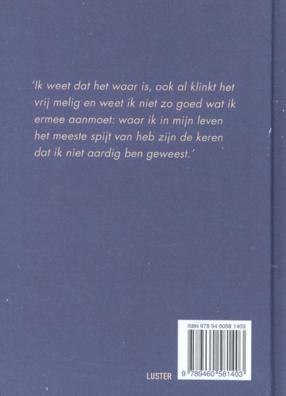 Proficiat, trouwens achterkant