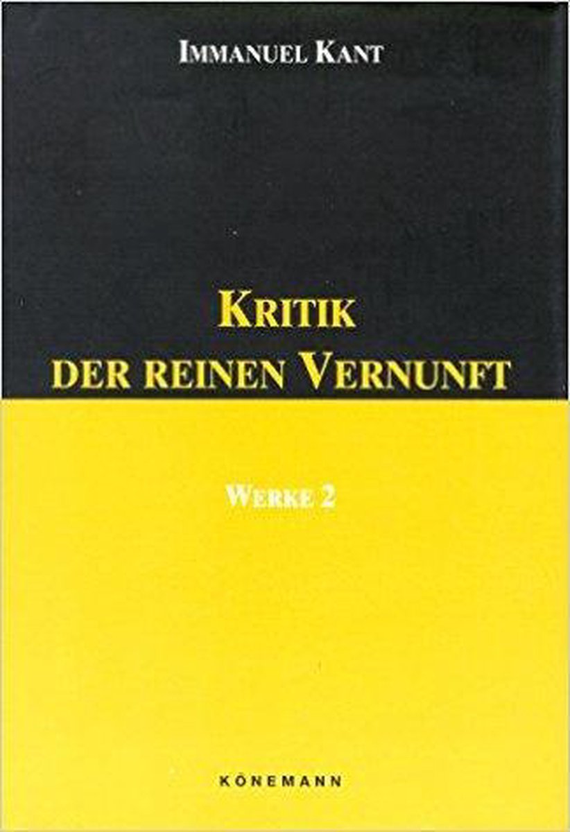 Kritik der reinen Vernunft