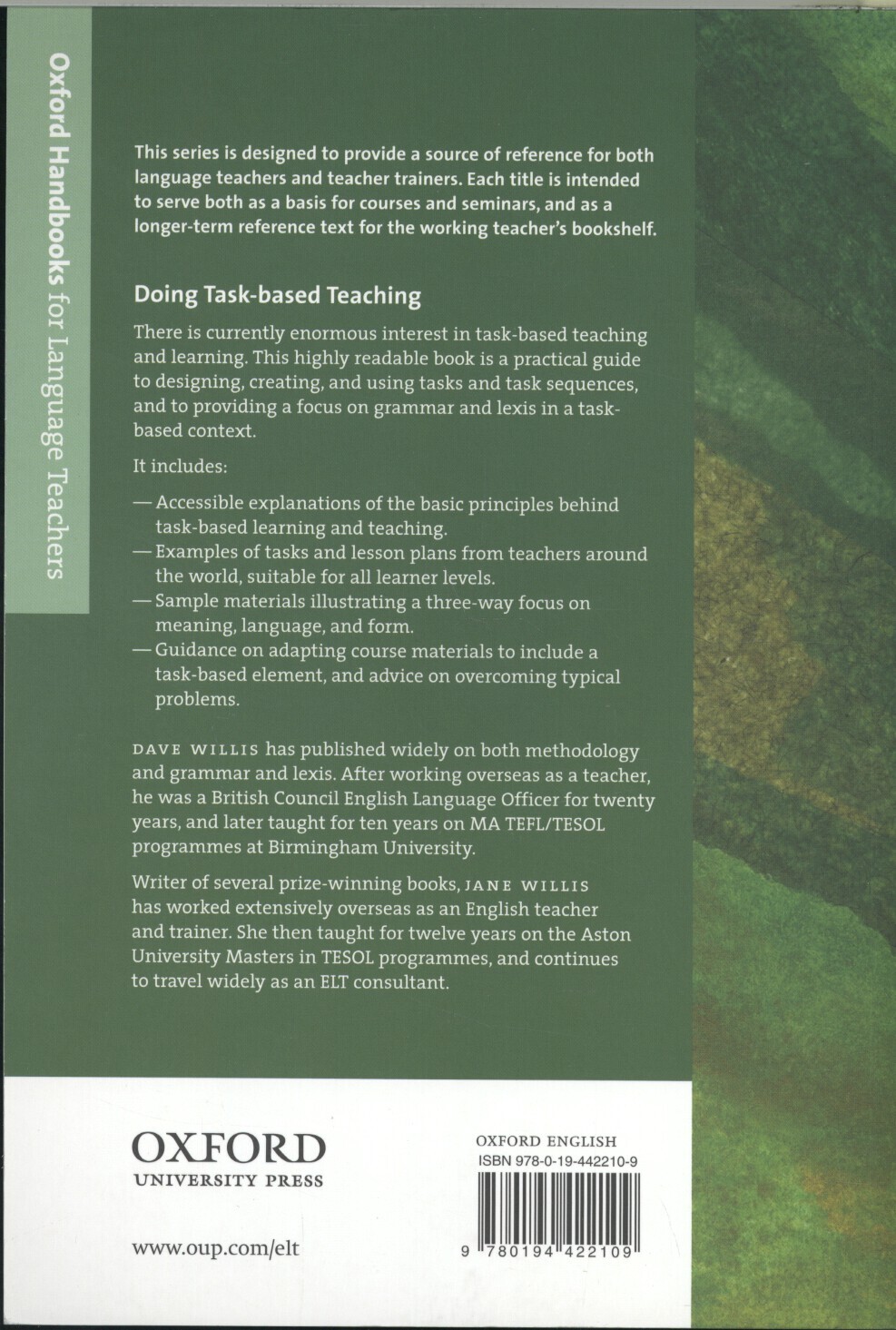 Doing Task-Based Teaching achterkant
