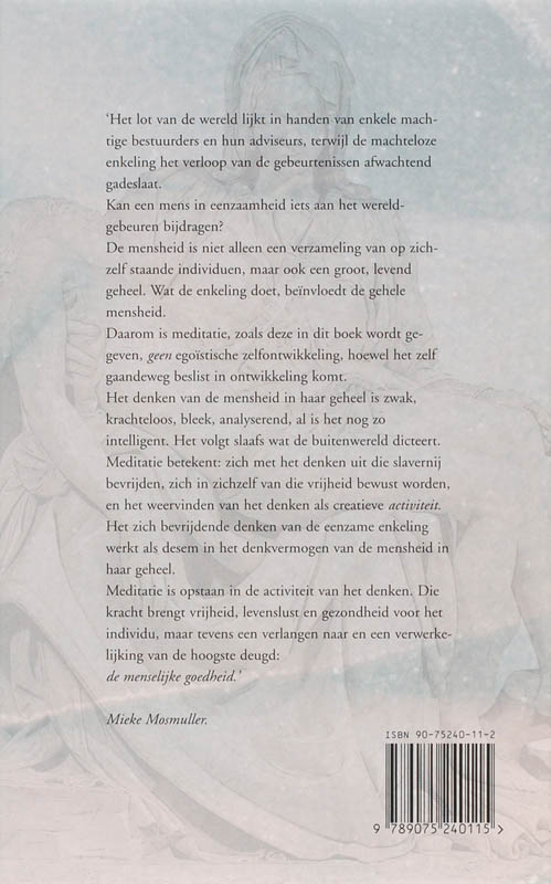 Meditatie Meditatie achterkant