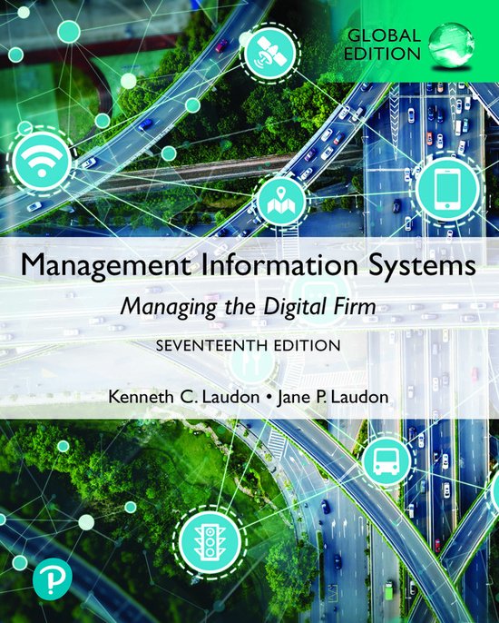 Kenneth Laudon Management Information Systems, Managing The Digital Firm, Global Edition