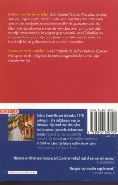 Leven om het te vertellen / Pockethuis achterkant