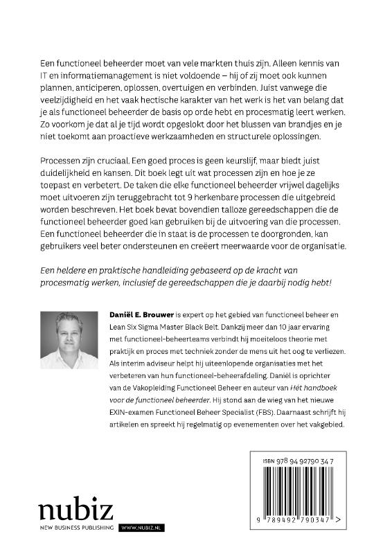 Het procesboek voor de functioneel beheerder achterkant