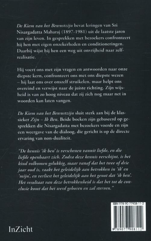 De kiem van bewustzijn achterkant
