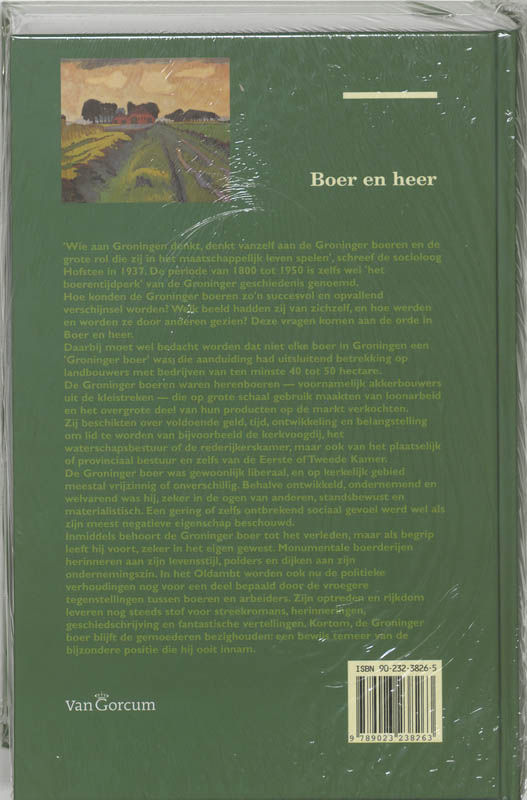 Boer en heer / Groninger historische reeks / 23 achterkant