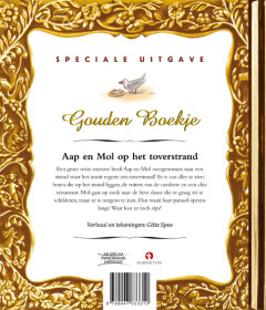 Aap & Mol op het toverstrand / Gouden Boekjes achterkant