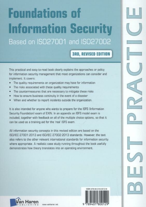 Foundations of information security achterkant