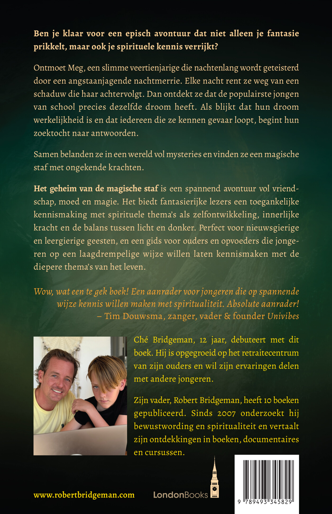 Het geheim van de magische staf achterkant