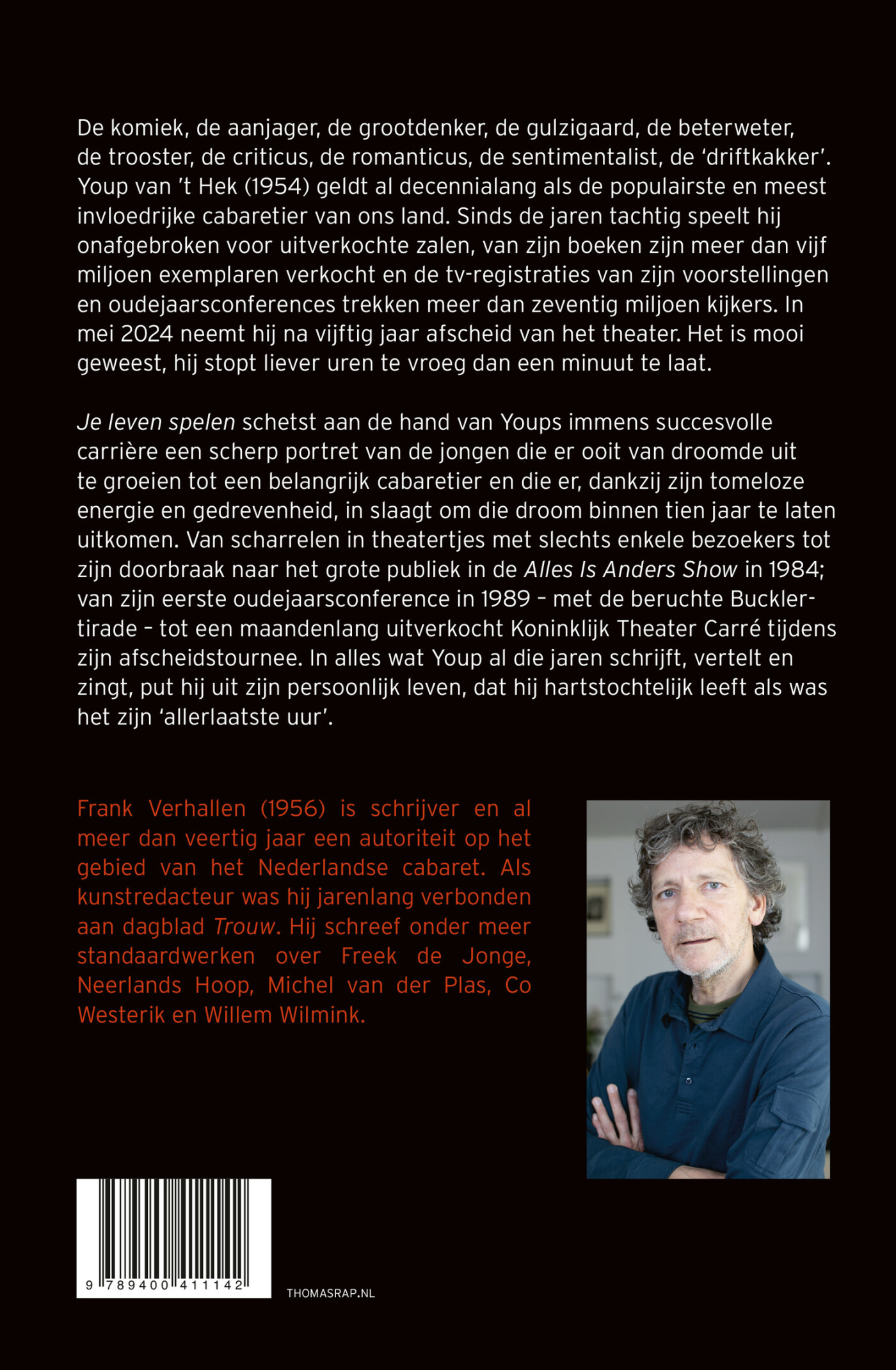 Je leven spelen achterkant