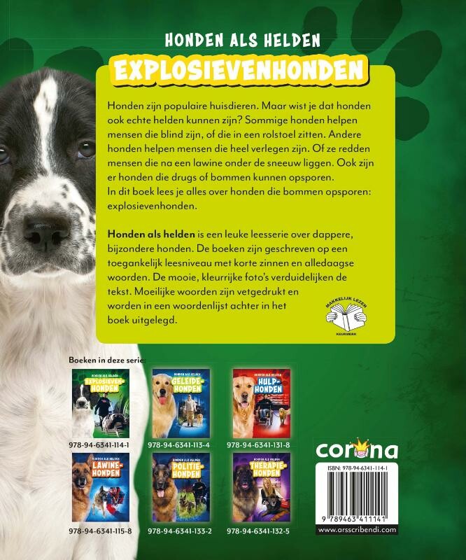 Explosievenhond / Honden als helden achterkant