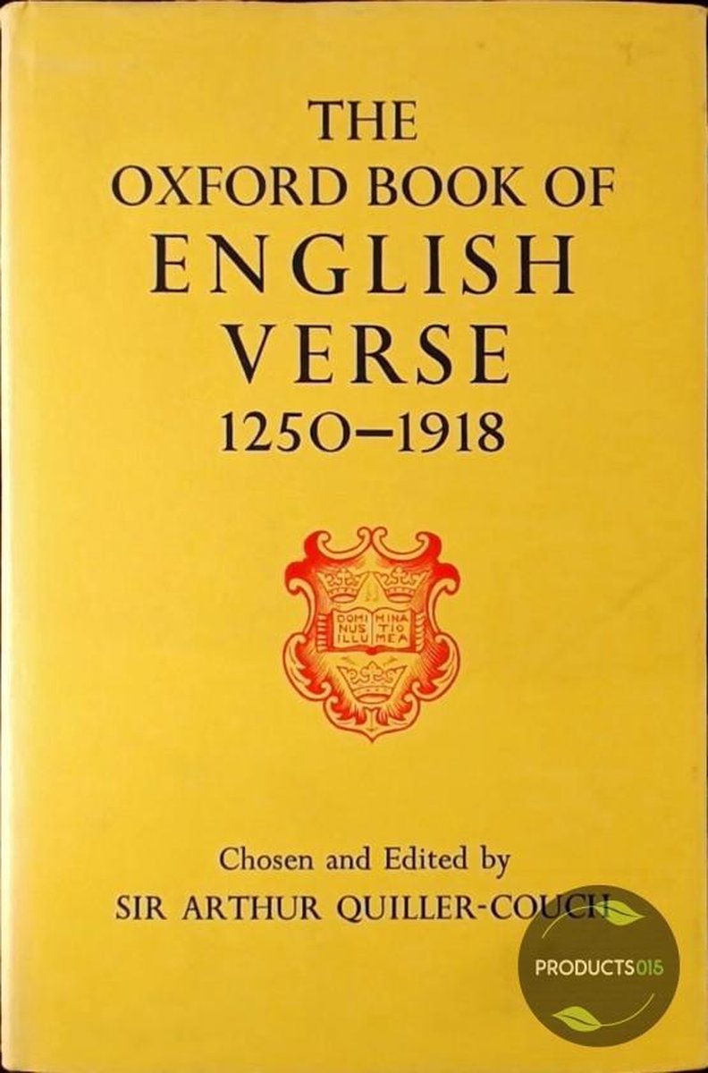 1250-1918 Oxf Book English Verse C