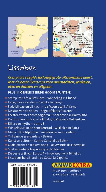 Lissabon / ANWB Extra achterkant