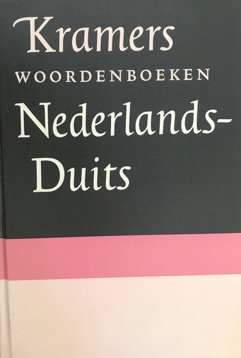 Kramers woordenboek Nederlands-Duits