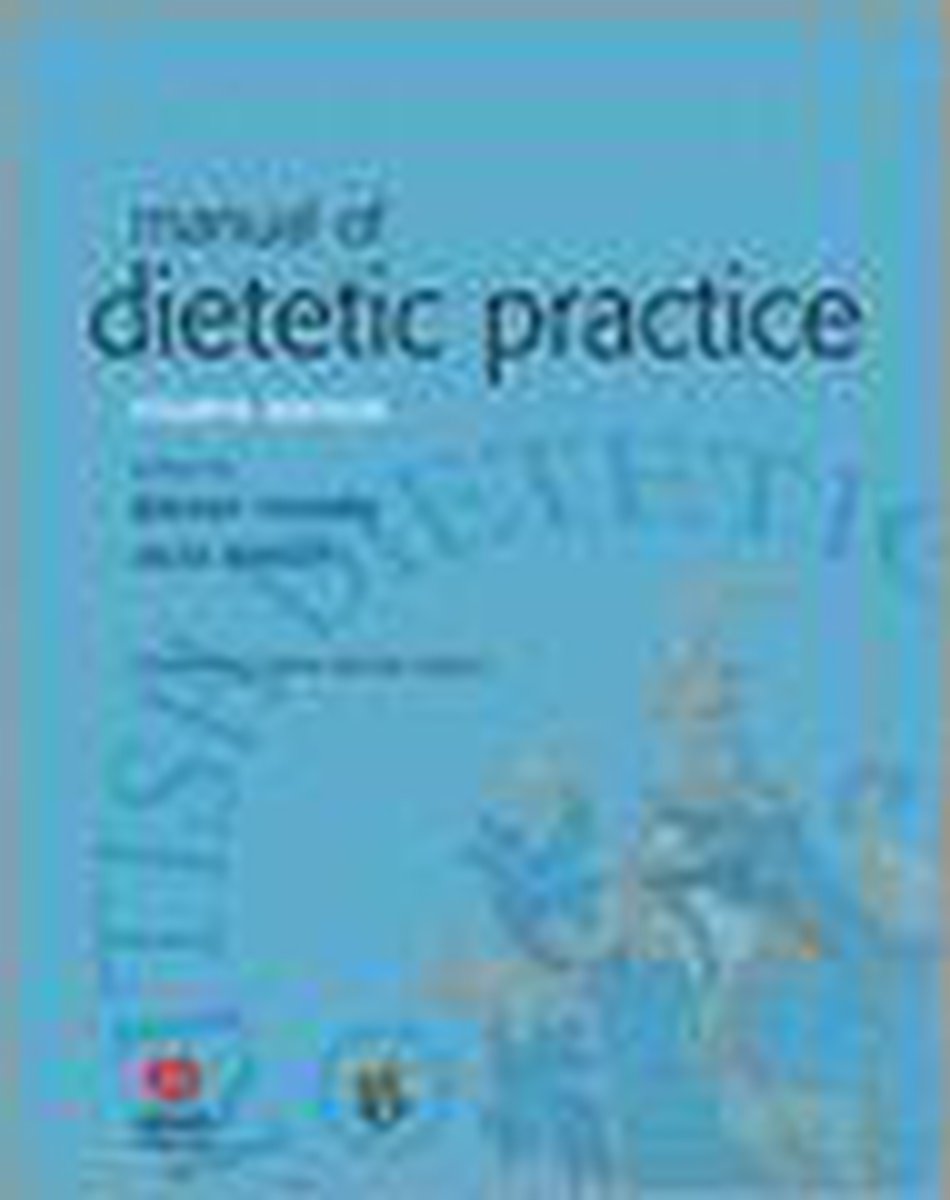 boekenbalie_9781405135252_cover Manual Of Dietetic Practice