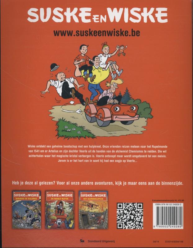 Suske en Wiske 157 de mollige meivis achterkant