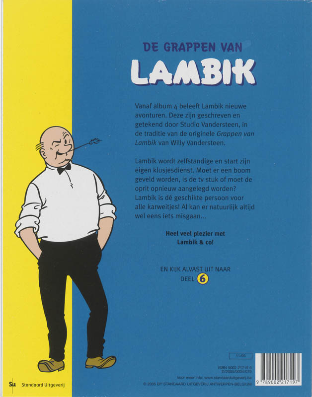 lambik 5 - Willy Vandersteen achterkant