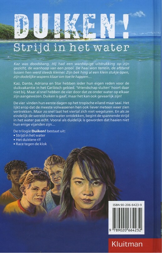 Strijd in het water / Duiken ! / 1 achterkant