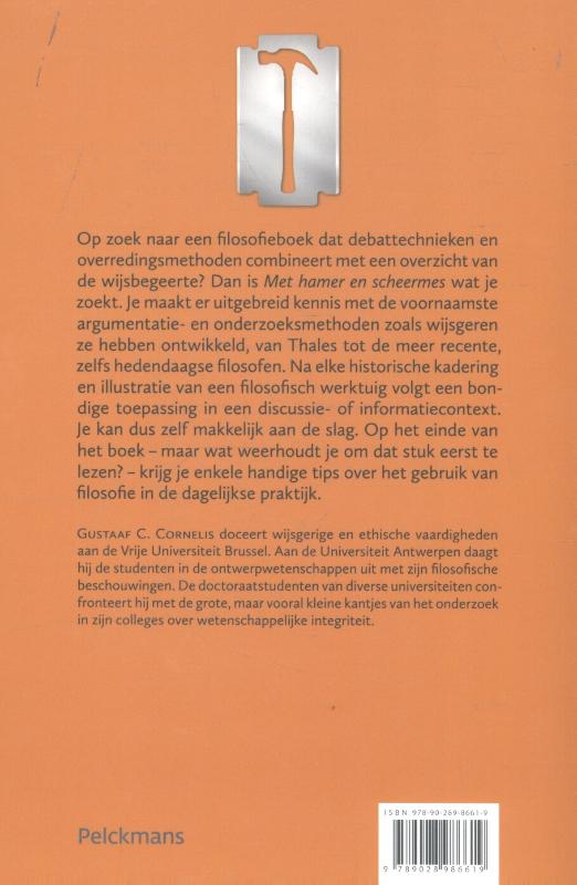 Met hamer en scheermes achterkant