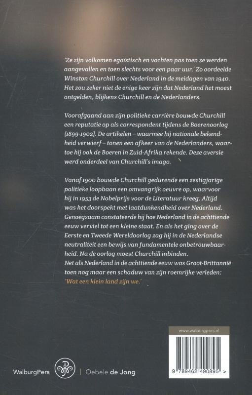 Churchill en de Nederlanders achterkant