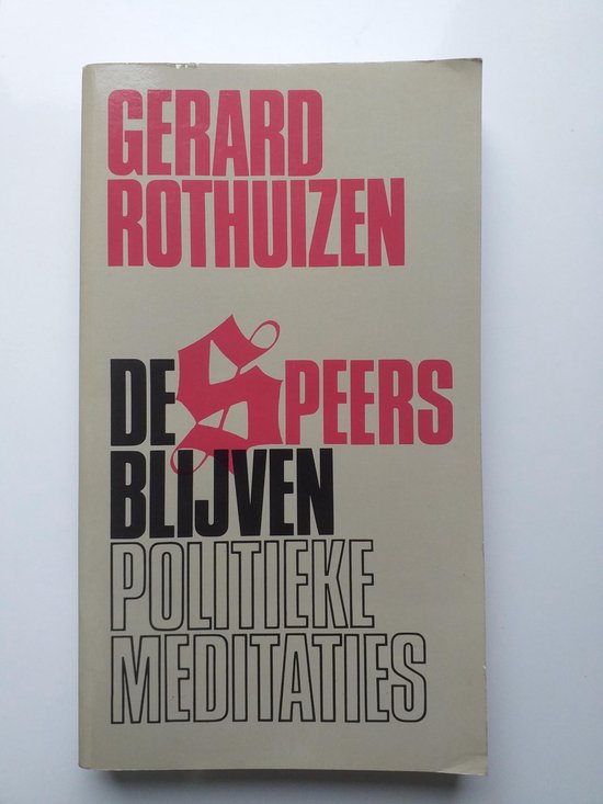 Speers blyven