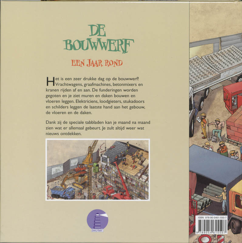 De Bouwwerf Een Jaar Rond achterkant
