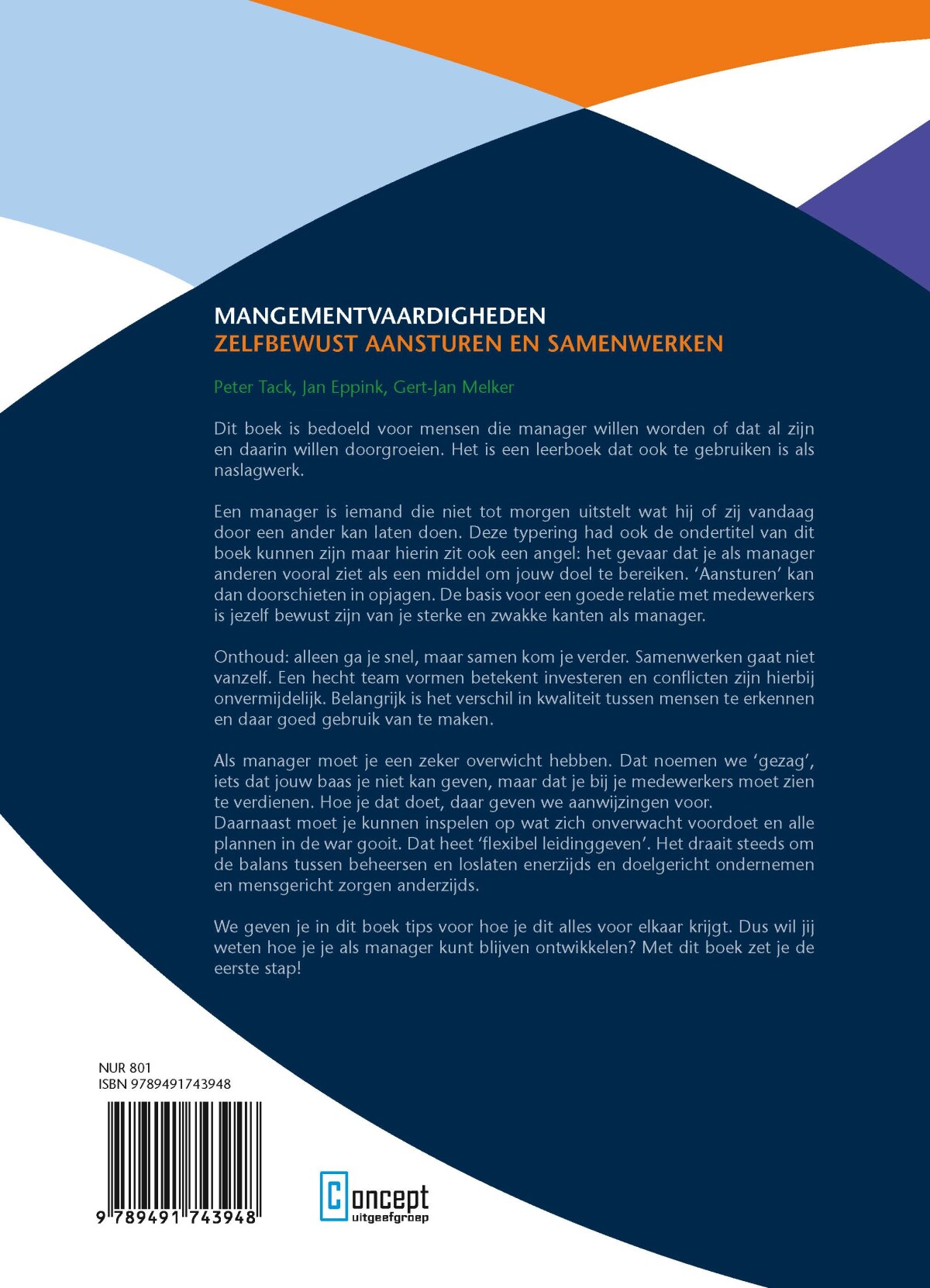 Managementvaardigheden achterkant