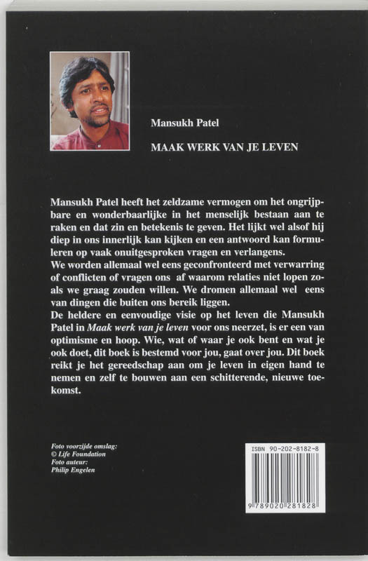 Maak werk van je leven Maak werk van je leven achterkant