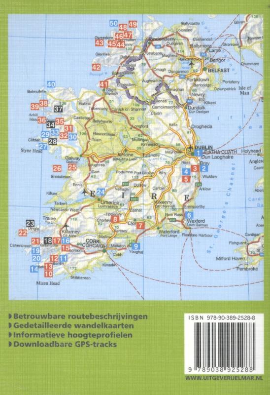 Ierland / Rother Wandelgidsen achterkant