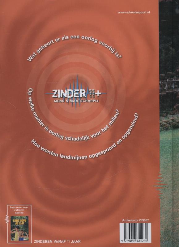 Als de strijd is gestreden / Zinder 11+ Mens en maatschappij achterkant