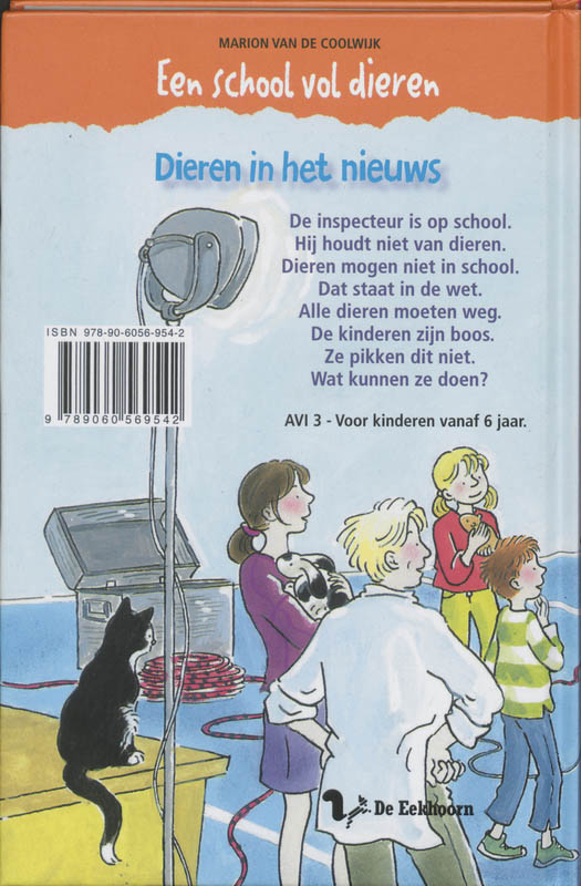 Dieren in het nieuws / Een school vol dieren achterkant