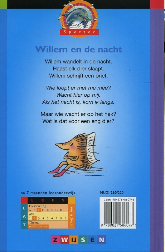 Willem en de nacht / Spetter 3 Serie 4 achterkant